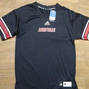 Men's NCAA Louisville Adidas football Jersey size